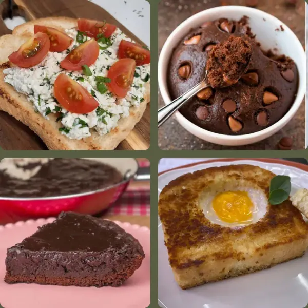Torrada saudável com tomate